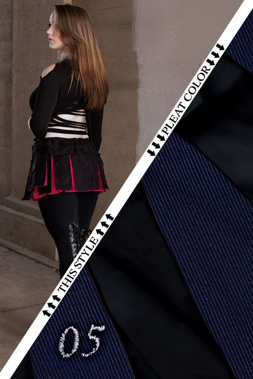 Versatta Hybrid Solid Micro Cargo Kilt – 12"