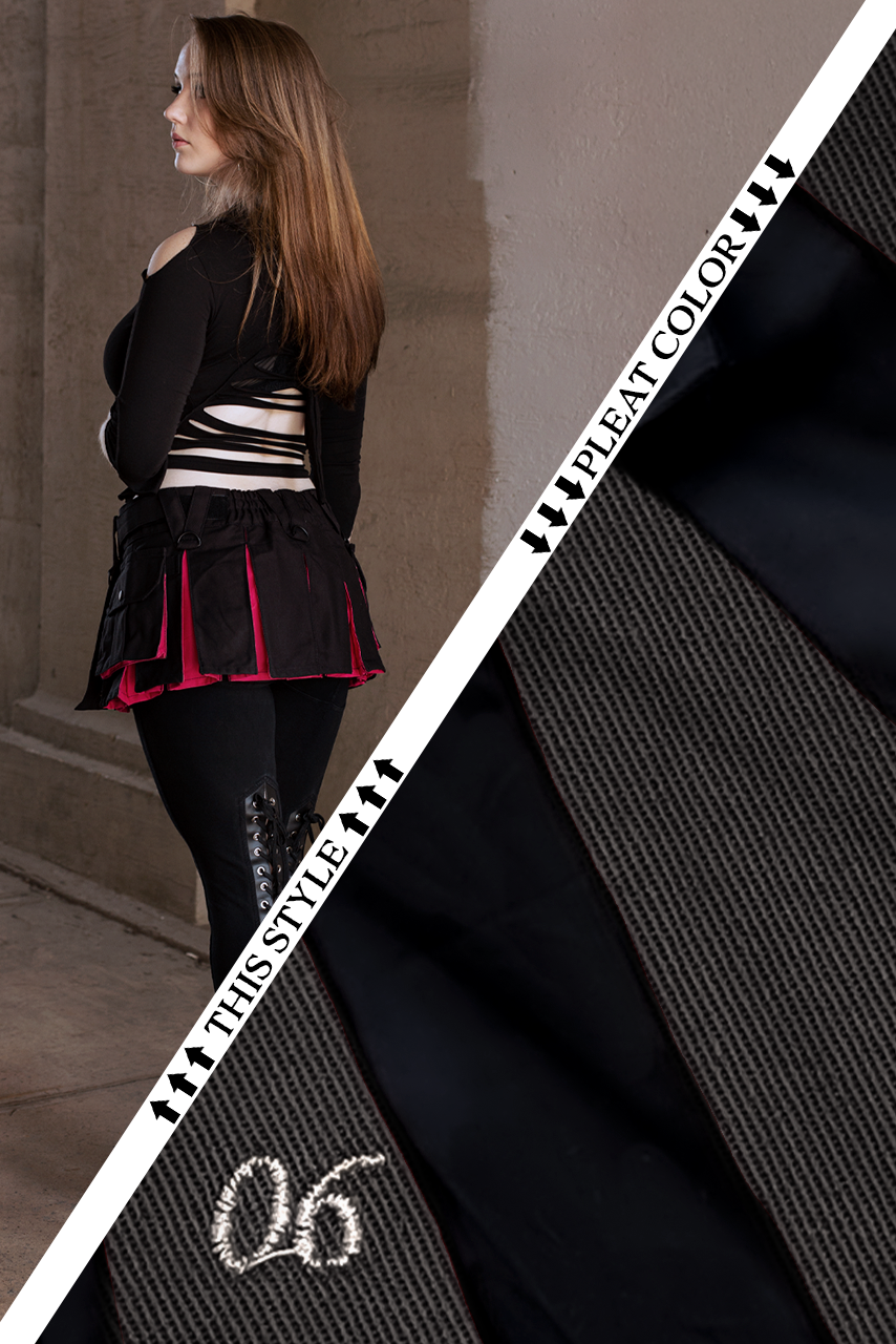 Versatta Hybrid Solid Micro Cargo Kilt – 12"