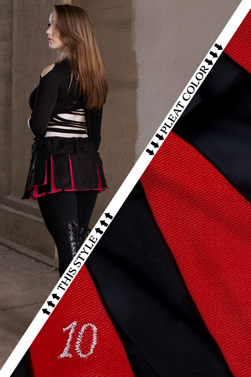 Versatta Hybrid Solid Micro Cargo Kilt – 12"