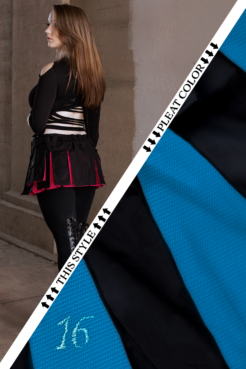 Versatta Hybrid Solid Micro Cargo Kilt – 12"