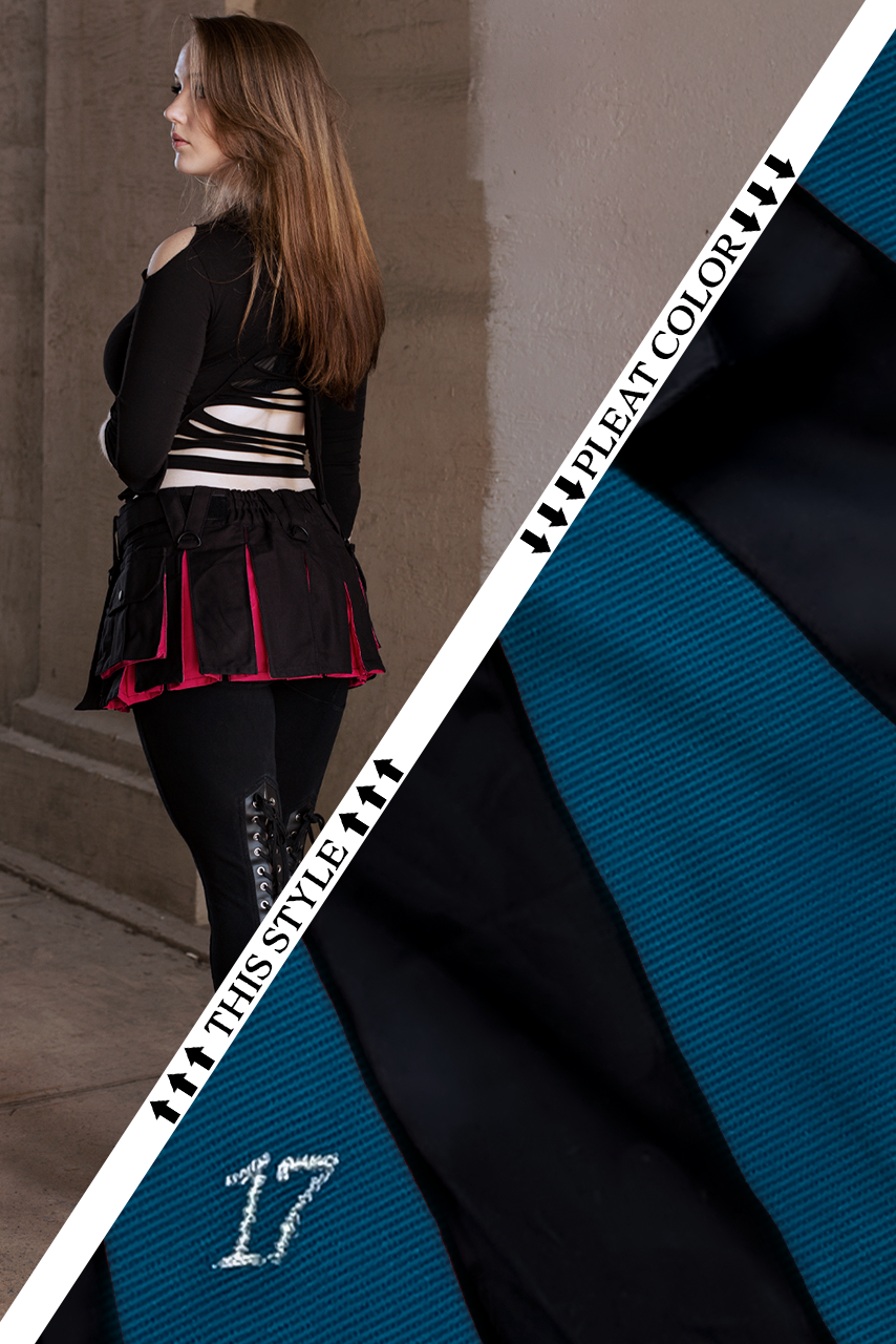 Versatta Hybrid Solid Micro Cargo Kilt – 12"