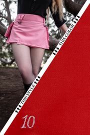 Versatta Micro Cargo Kilt - Red