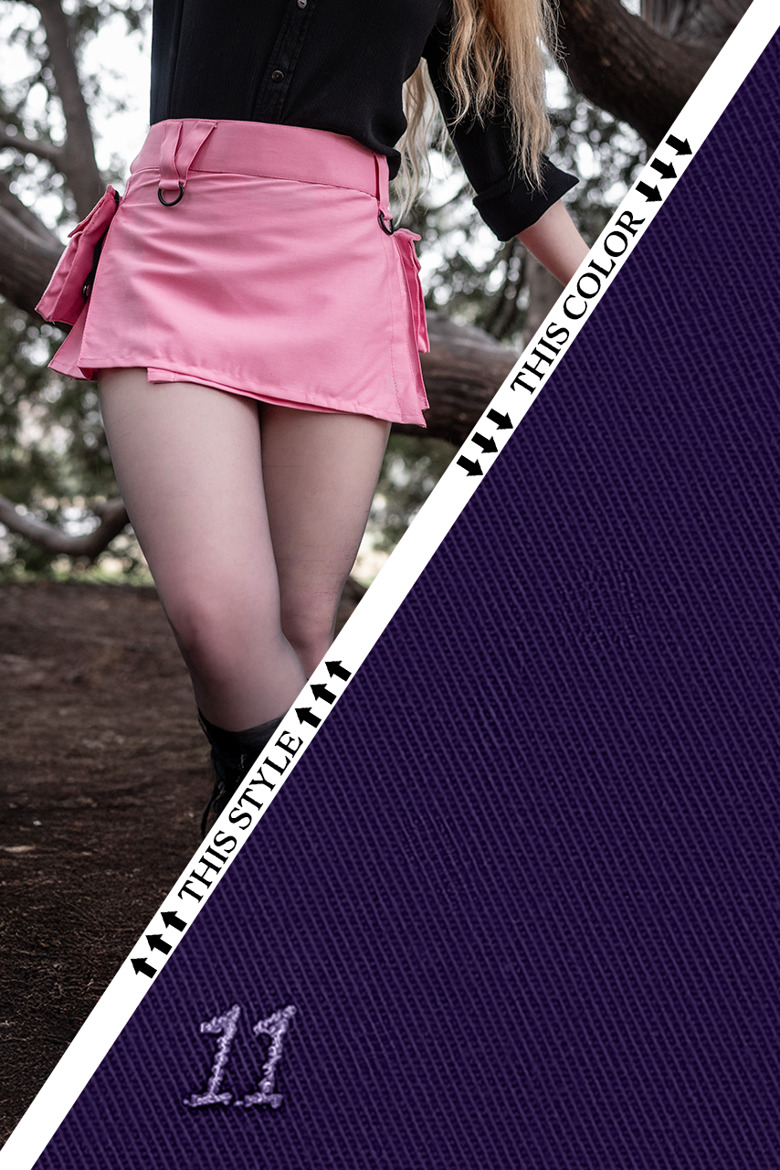 Versatta Micro Cargo Kilt - Purple