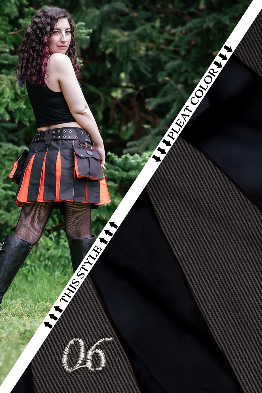 Versatta Mini Hybrid Cargo Kilt - Dark Gray