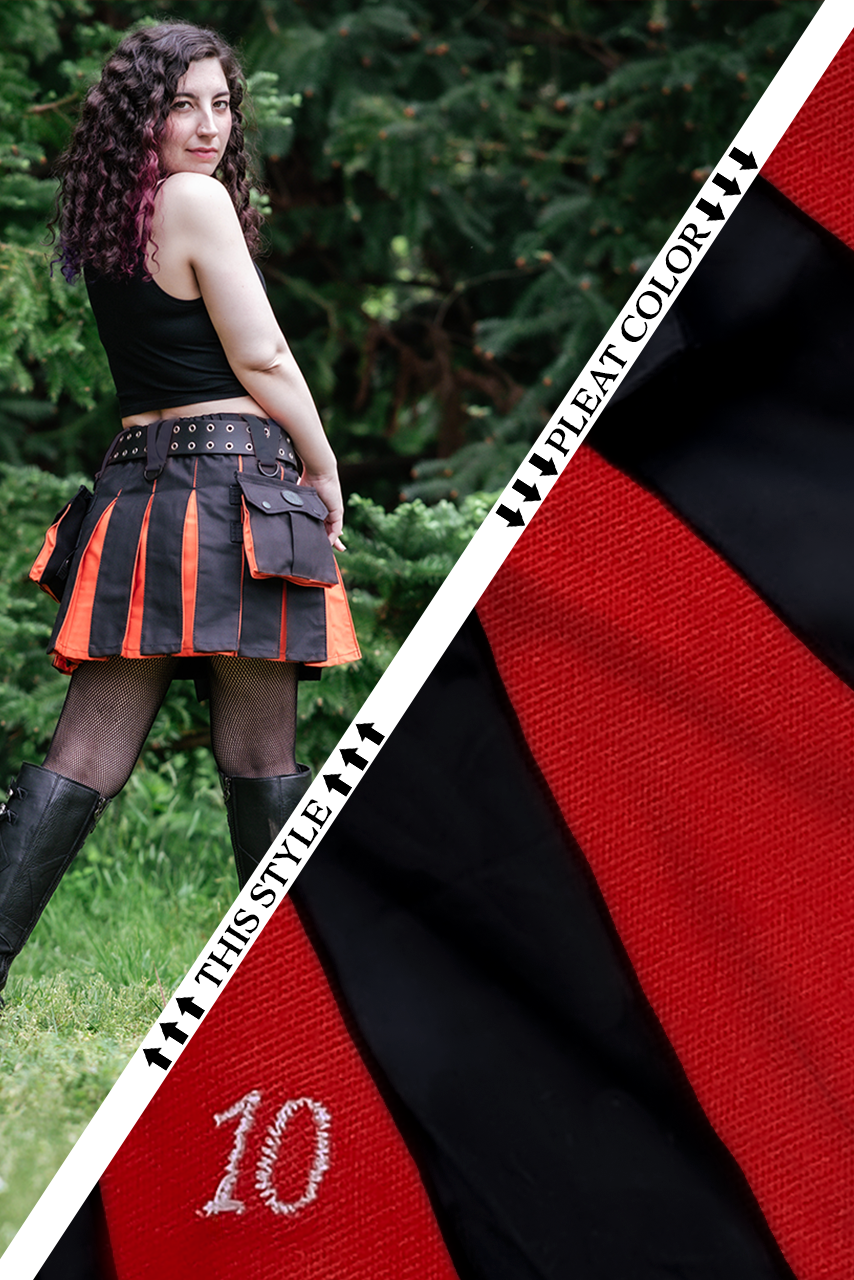 Versatta Mini Hybrid Cargo Kilt - Red