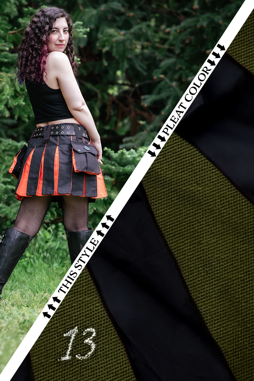 Versatta Mini Hybrid Cargo Kilt - Olive