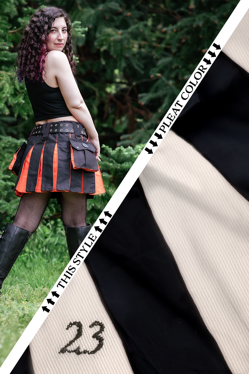 Versatta Mini Hybrid Cargo Kilt - White