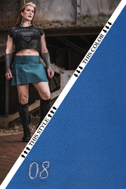 Versatta Mini Cargo Kilt - Light Blue