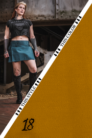 Versatta Mini Cargo Kilt - Gold