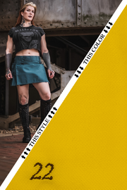 Versatta Mini Cargo Kilt - Yellow