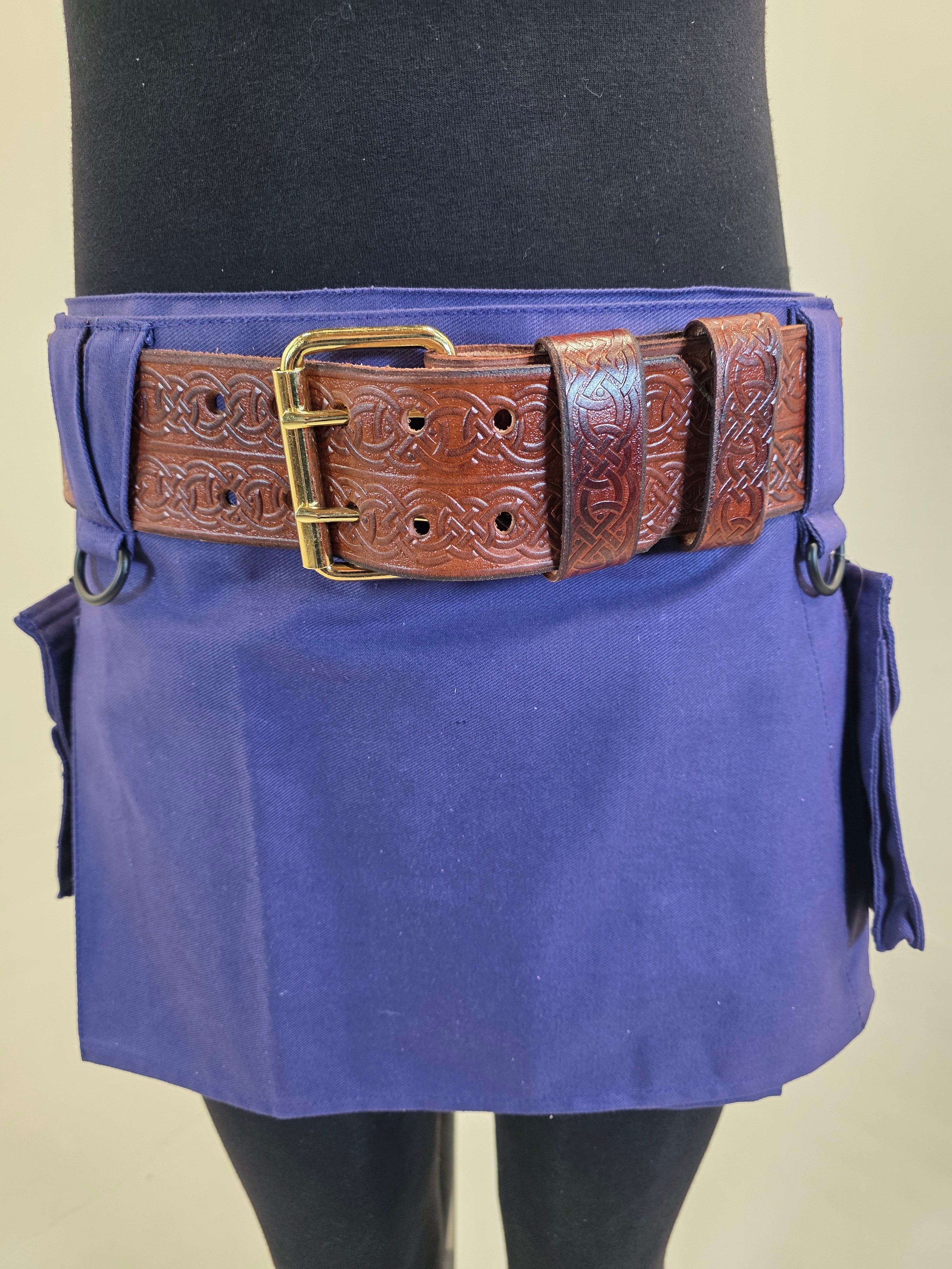 Inner Beast Leather Kilt Belt, 2.5 Inches