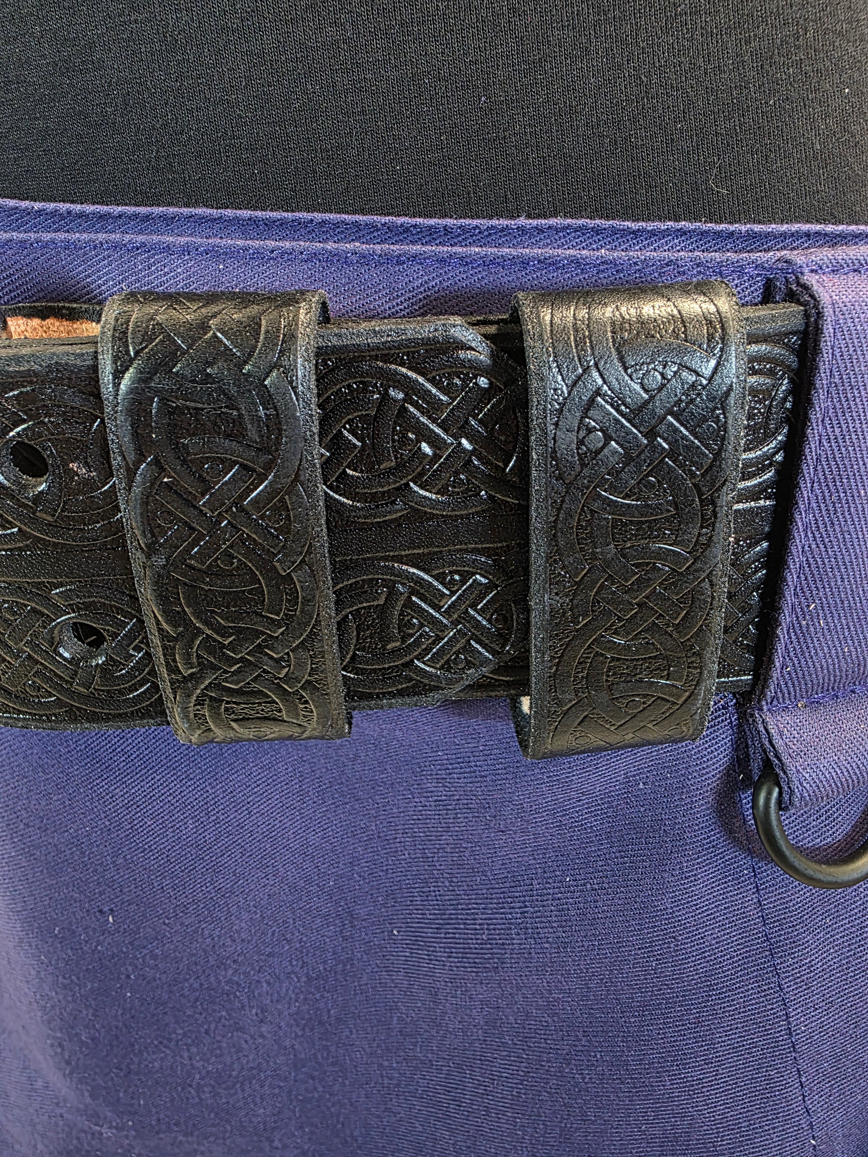 Inner Beast Leather Kilt Belt, 2.5 Inches