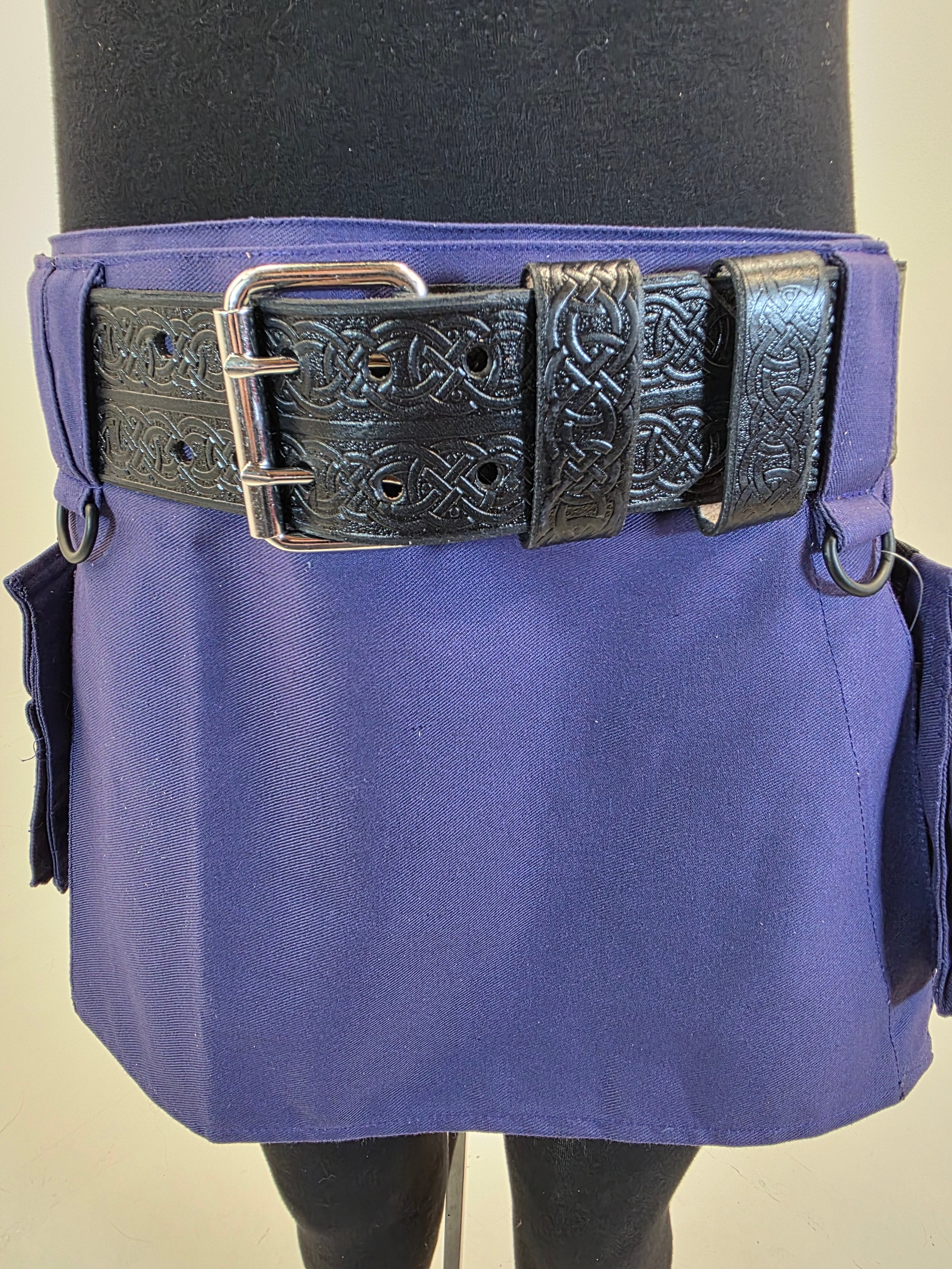 Inner Beast Leather Kilt Belt, 2.5 Inches