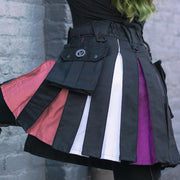 Versatta Knee-Length Genderfluid Pride Hybrid Cargo Kilt - 19"