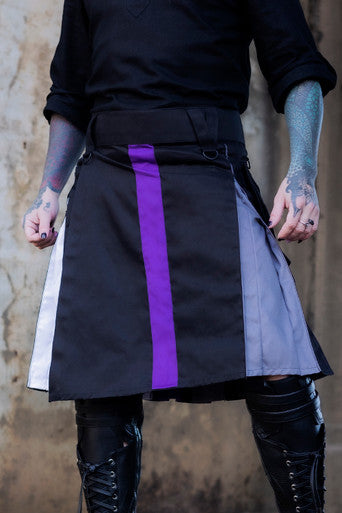 Versatta Demisexual Pride Hybrid Cargo Kilt