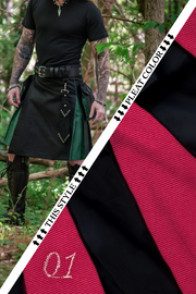 Versatta Hybrid Cargo Kilt - Dark Pink