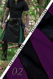 Versatta Hybrid Cargo Kilt - Bright Purple