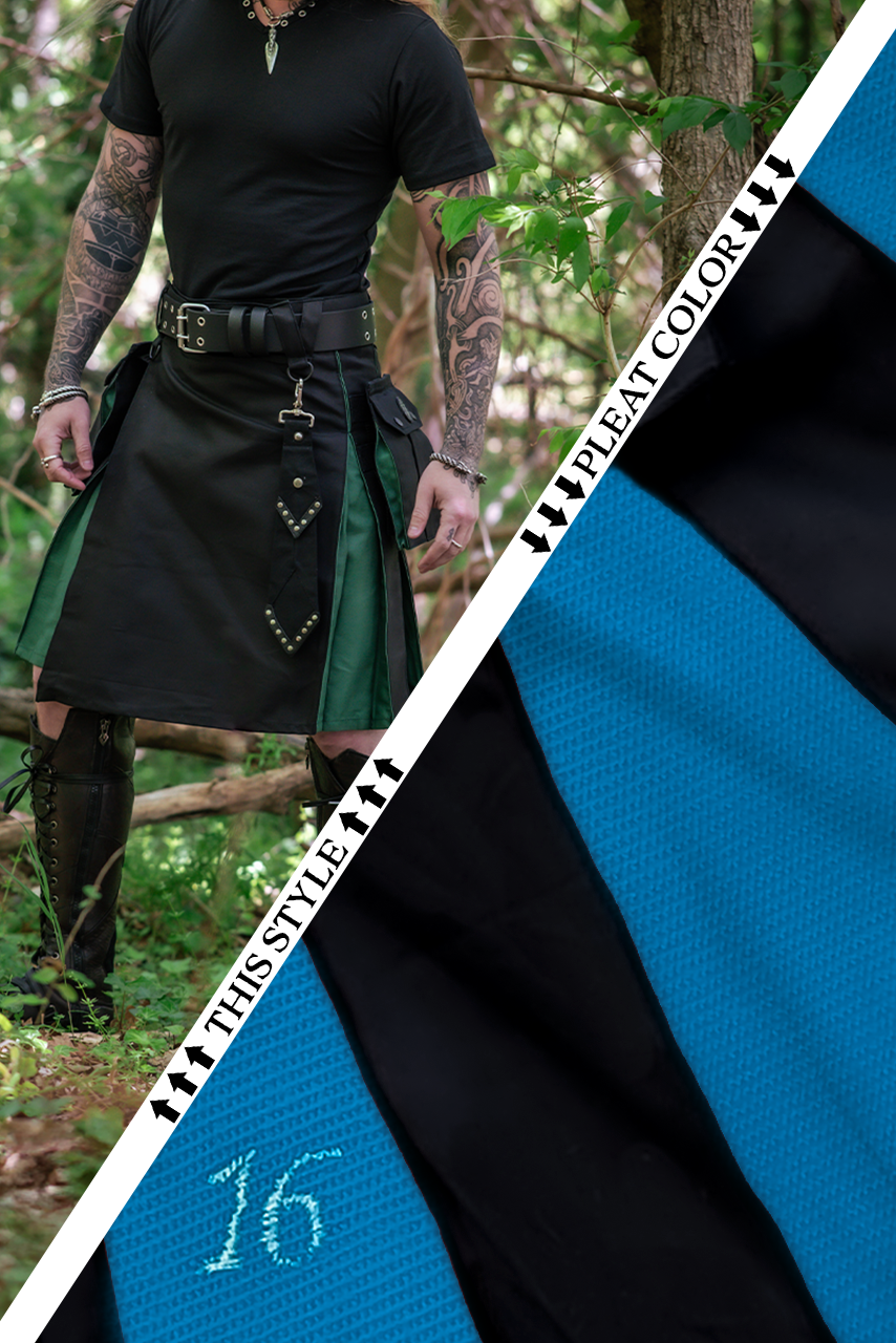 Versatta Hybrid Cargo Kilt - Cyan