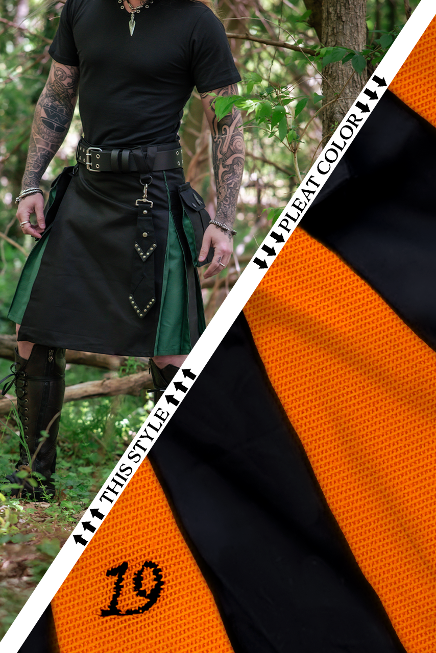 Versatta Hybrid Cargo Kilt - Orange