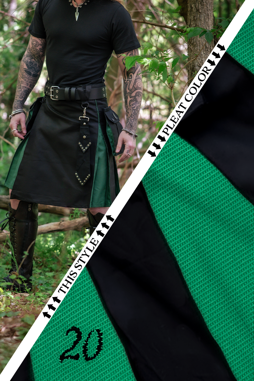 Versatta Hybrid Cargo Kilt - Frost Green