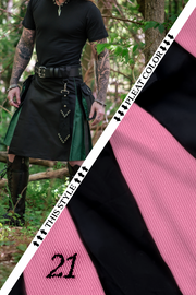 Versatta Hybrid Cargo Kilt - Light Pink
