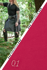 Versatta Cargo Kilt - Dark Pink