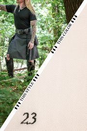 Versatta Cargo Kilt - White