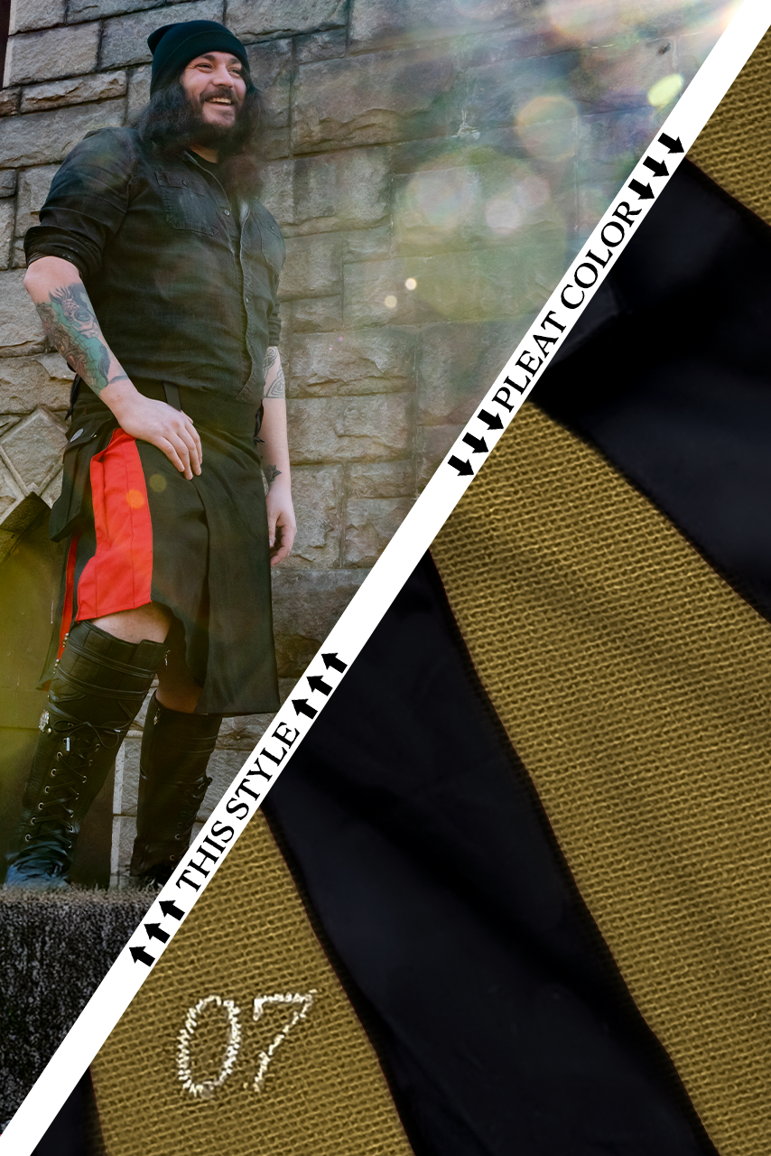 Versatta Big & Tall Hybrid Cargo Kilt - Khaki