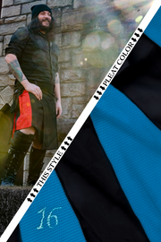 Versatta Big & Tall Hybrid Cargo Kilt - Cyan