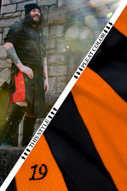 Versatta Big & Tall Hybrid Cargo Kilt - Orange