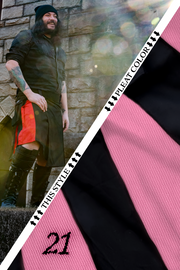 Versatta Big & Tall Hybrid Cargo Kilt - Light Pink