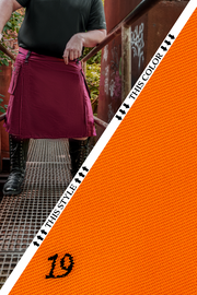 Versatta Big & Tall Cargo Kilt - Orange