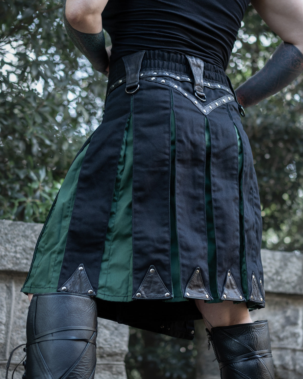 Versatta Bramblewood Cargo Kilt - Dark Green