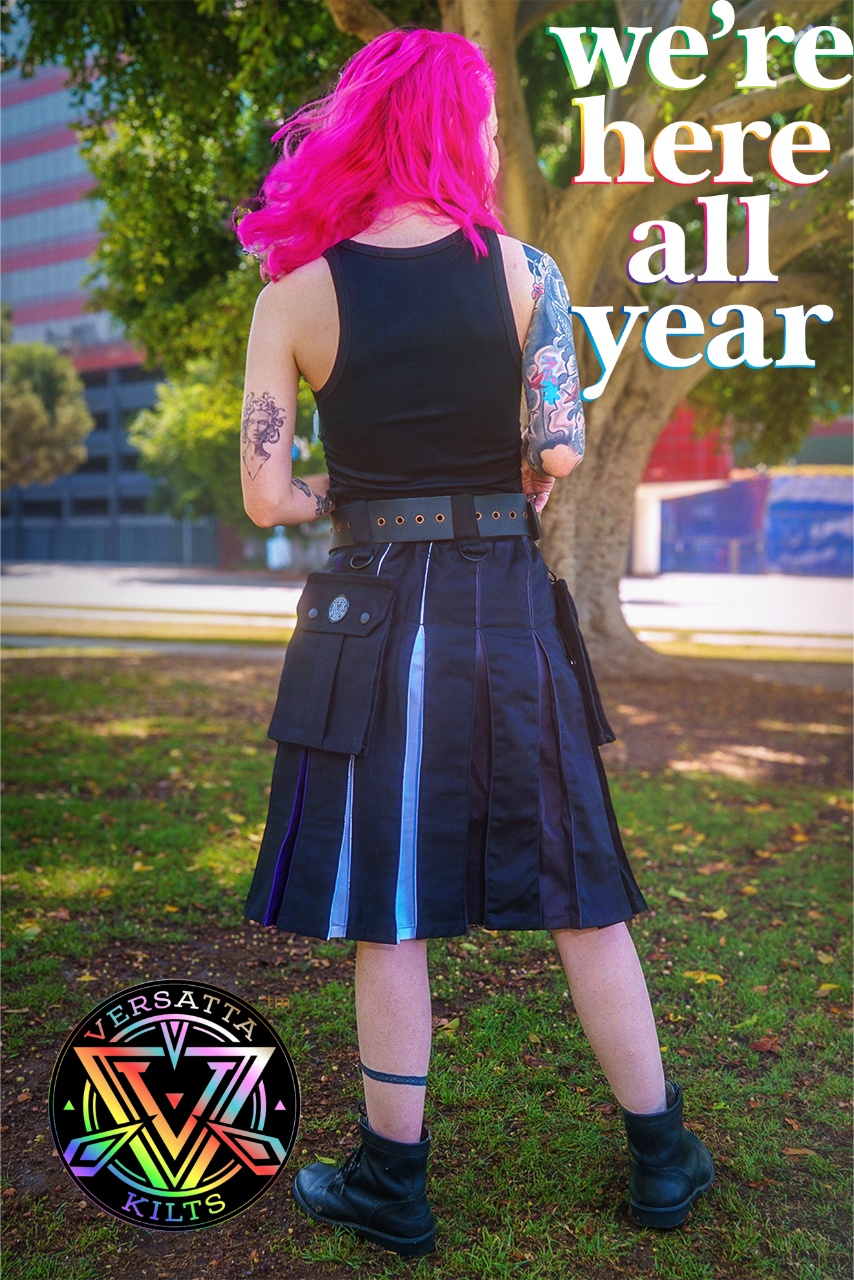 Versatta Ace Pride Hybrid Cargo Kilt - 23"