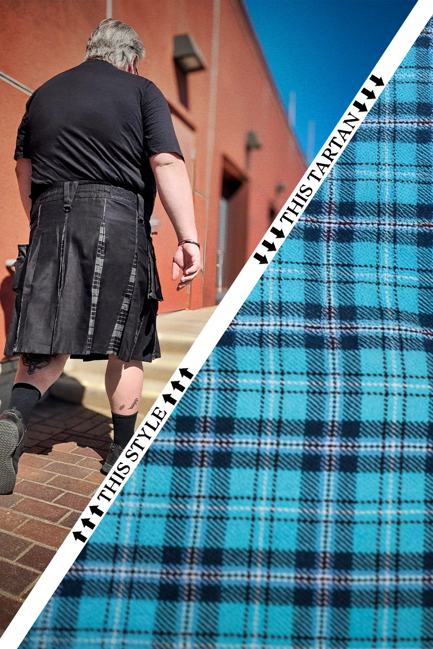 Versatta Big & Tall Tartan Hybrid Cargo Kilt - Aethervale