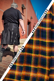 Versatta Big & Tall Tartan Hybrid Cargo Kilt - Emberglow
