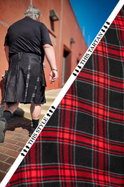 Versatta Big & Tall Tartan Hybrid Cargo Kilt - Warlord