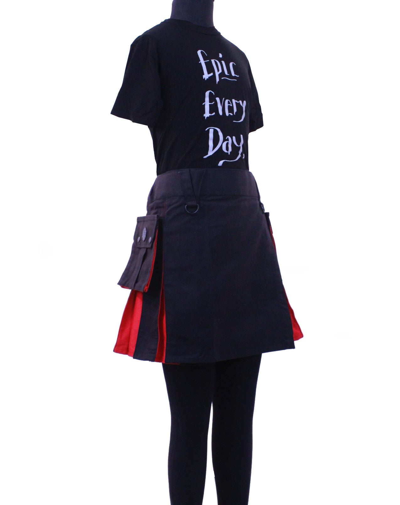 Versatta Hybrid Solid Knee-Length Cargo Kilt – 19" (Clearance)