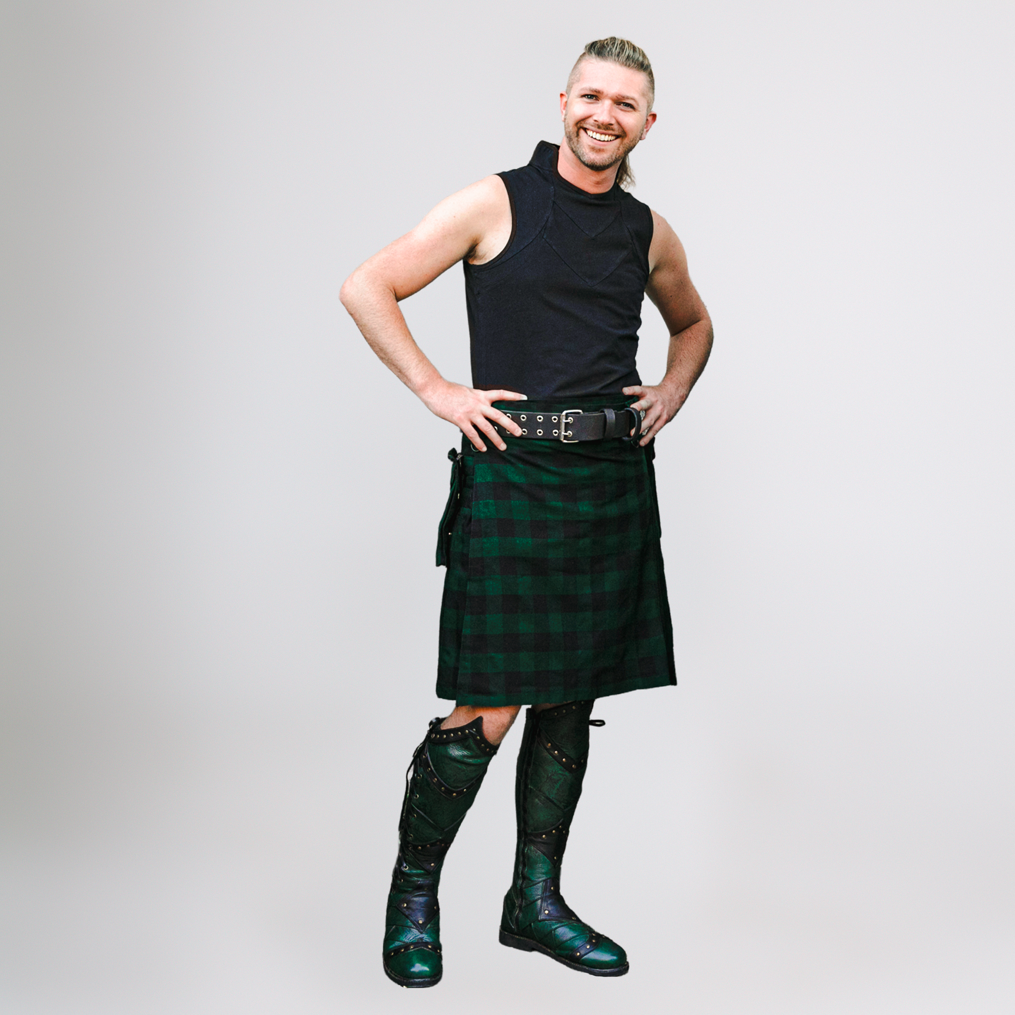 Versatta Tartan Cargo Kilt - 23"