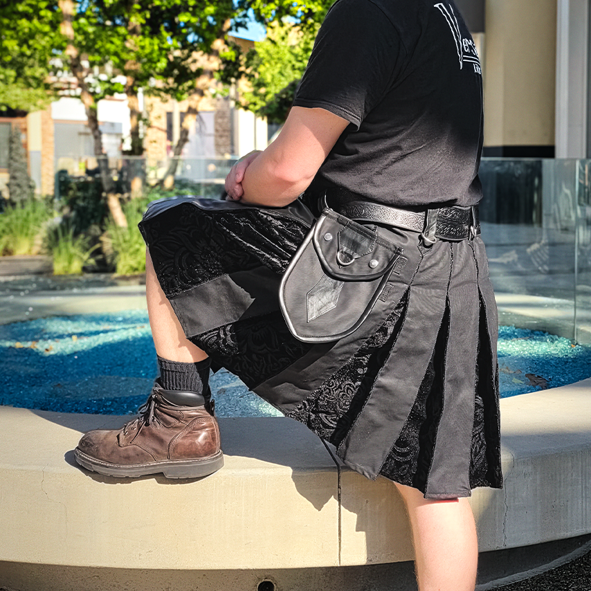 Elderwood Kilt | Leather & Velvet | Limited Run | Versatta Elderwood Kilt | Leather & Velvet | Limited Run | Versatta