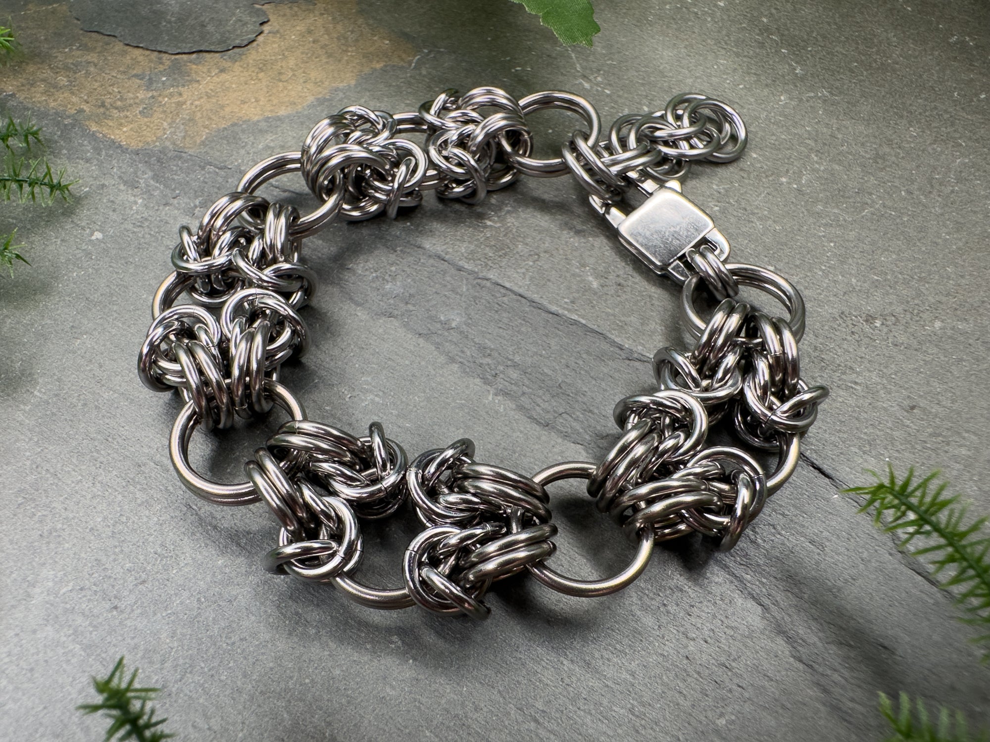 Gothic Byzantine Chainmaille Bracelet