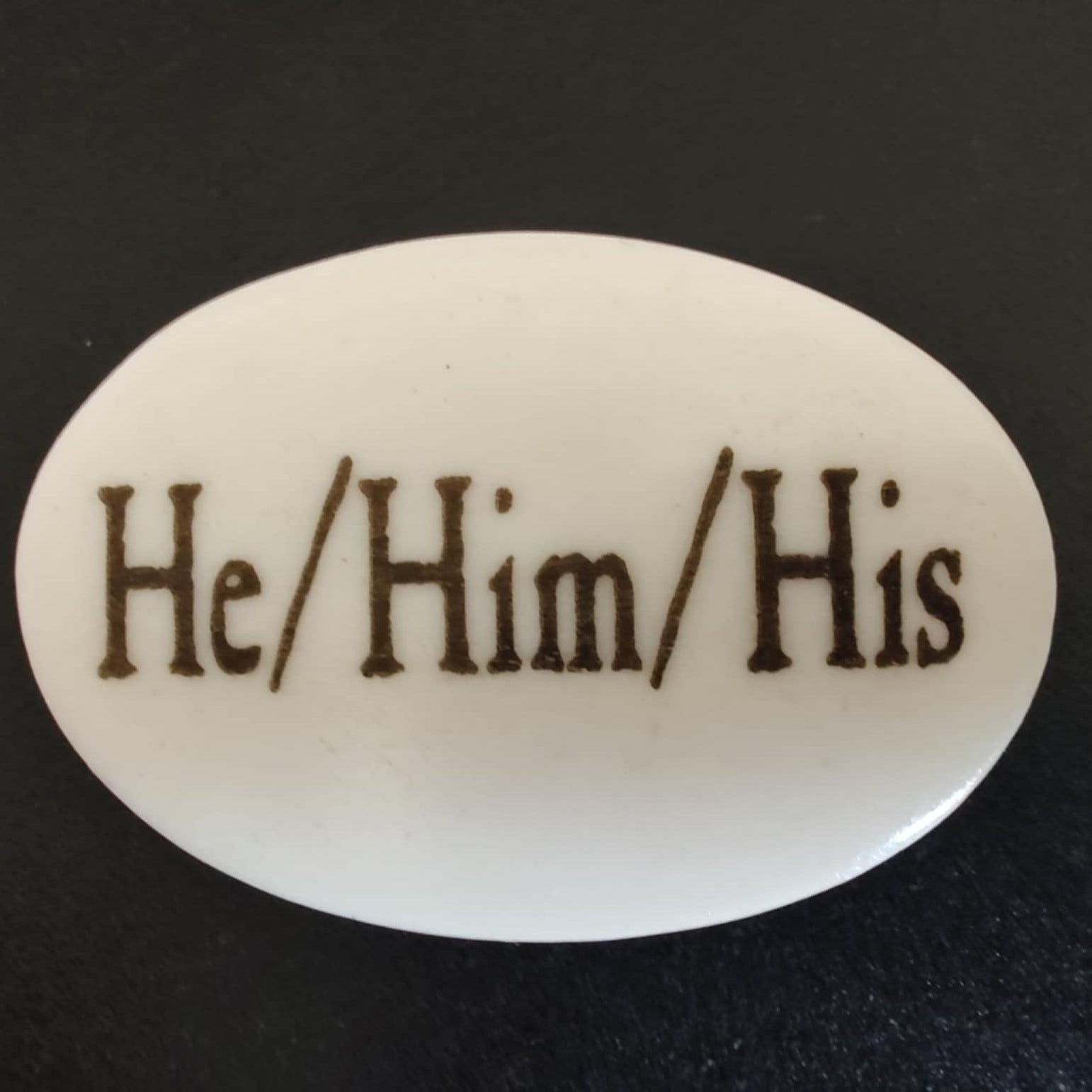 Pronoun Bone Pins