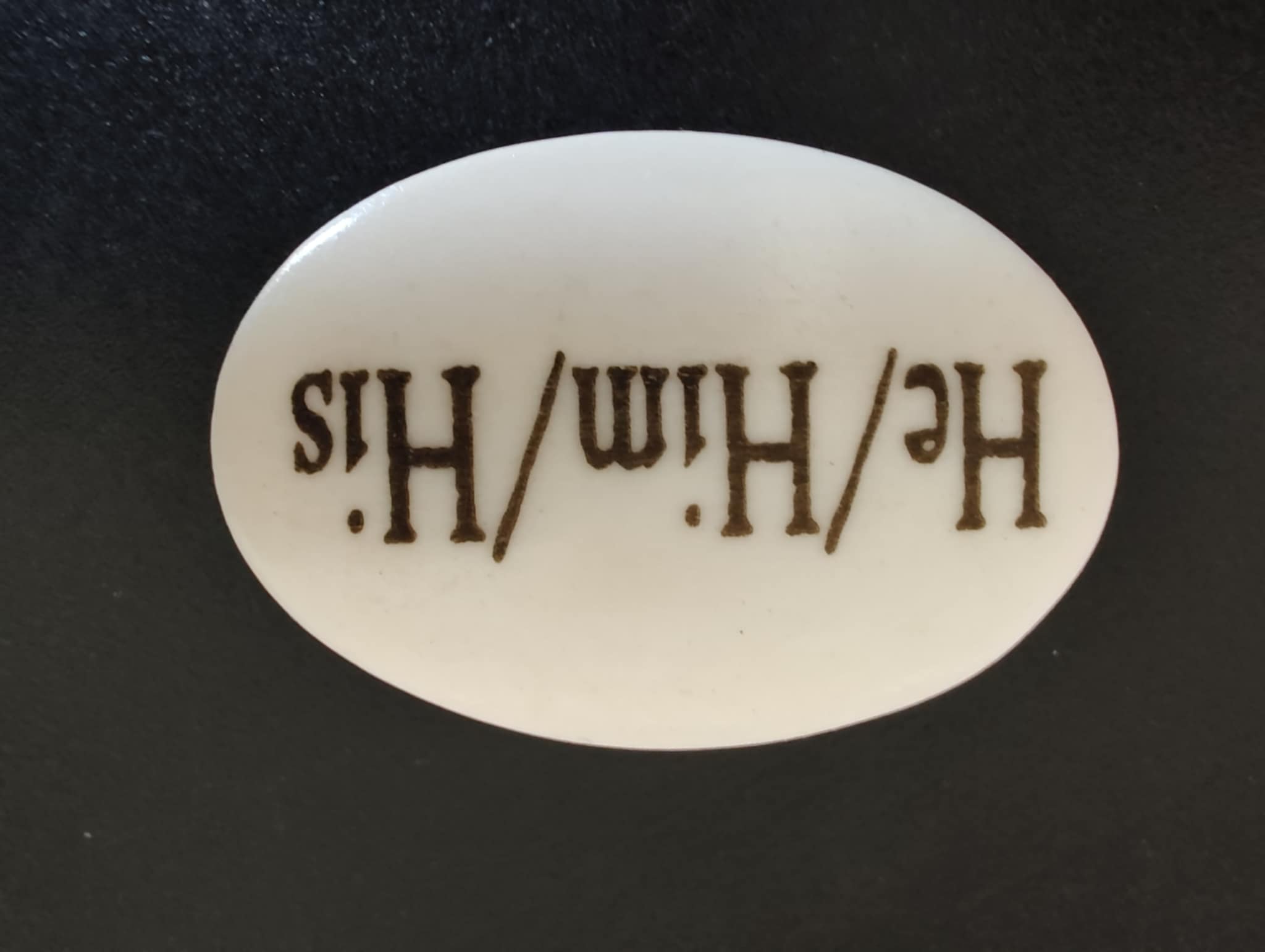 Pronoun Bone Pins