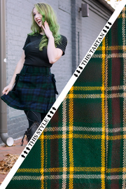 Versatta Knee-Length Tartan Cargo Kilt - Huntsman
