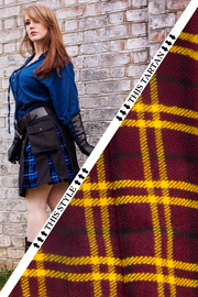 Versatta Knee-Length Tartan Hybrid Cargo Kilt - Courage