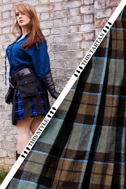 Versatta Knee-Length Tartan Hybrid Cargo Kilt - Tradesman