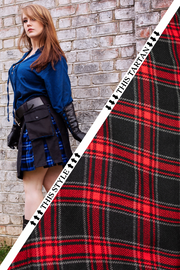 Versatta Knee-Length Tartan Hybrid Cargo Kilt - Warlord