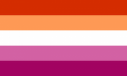 Versatta Mini Lesbian Pride Hybrid Cargo Kilt