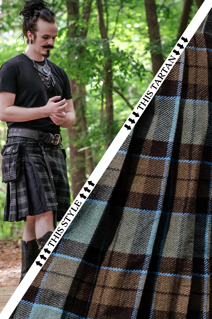 Versatta Inverted Tartan Hybrid Cargo Kilt - Tradesman