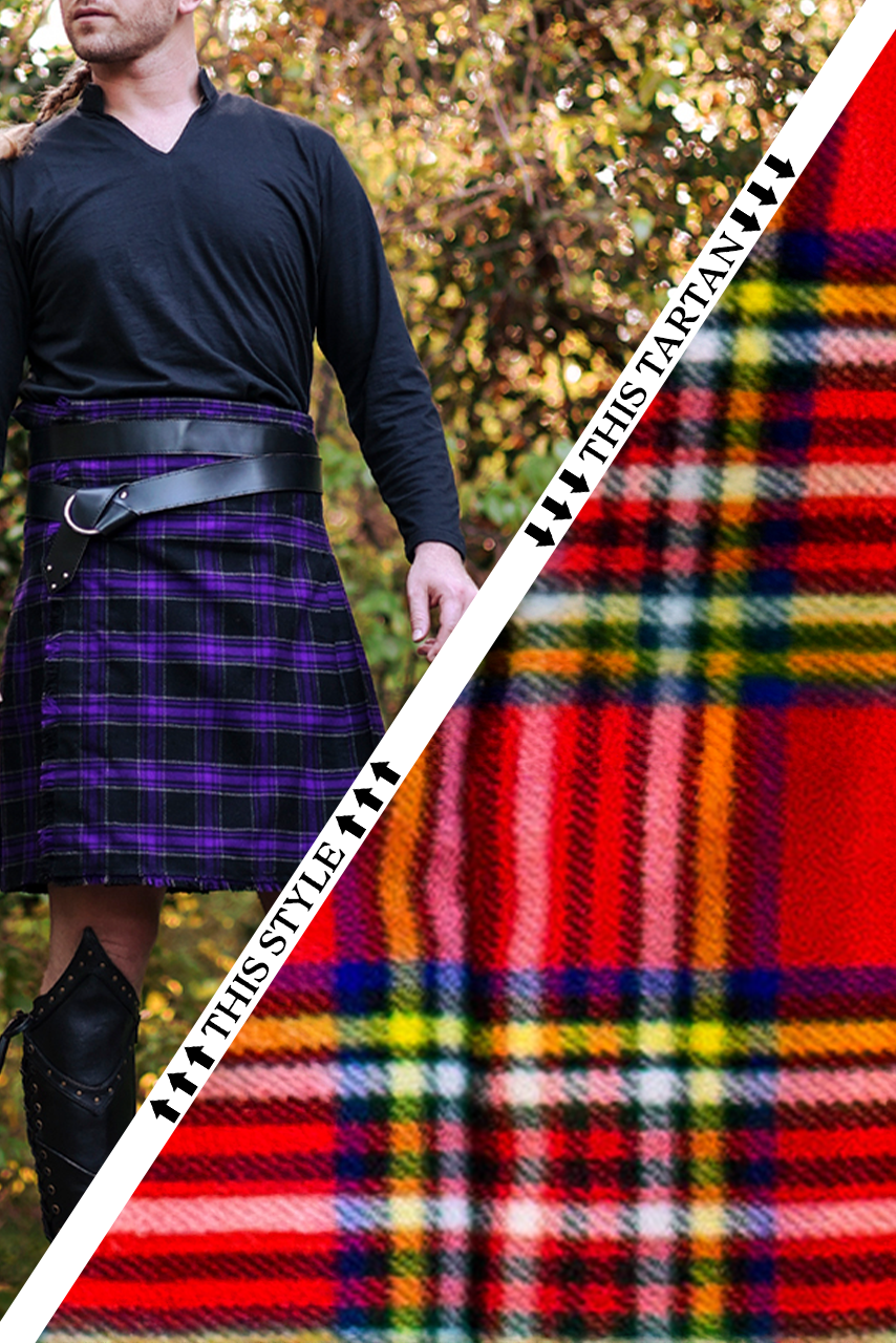 Versatta Tartan Traditional Kilt - Royalist